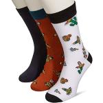 JACK & JONES JACMEXICAN Skull Socks 5 Pack Chaussettes, Red Ochre/Bright White/Blue Coral Navy, Taille Unique Homme