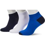 JACK & JONES JACOX Solid Short Socks 5 Pack Chaussettes, Navy Blazer/Pack : Bright White – Skydiver – Port Royale – Navy Blazer, Taille Unique Homme