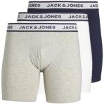 Boxers Jack & Jones bleu marine en coton en lot de 3 Taille M look fashion en promo 