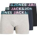 Boxers Jack & Jones bleu marine en lot de 3 Taille M look fashion pour homme en promo 