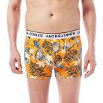 Boxers Jack & Jones bleu marine à motif fleurs Taille M look fashion pour homme 