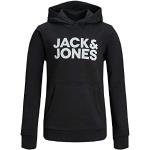 Sweats à capuche Jack & Jones noirs en coton mélangé look fashion pour garçon de la boutique en ligne Amazon.fr avec livraison gratuite 