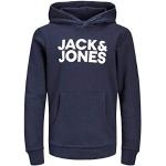 Sweats à capuche Jack & Jones blancs en coton mélangé look fashion pour garçon de la boutique en ligne Amazon.fr 