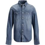 Chemises en jean Jack & Jones Noos bleues en coton Taille 16 ans classiques pour garçon de la boutique en ligne Amazon.fr 