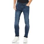 Jeans slim Jack & Jones Noos bleus délavés stretch W33 look fashion en promo 