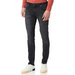 Jeans skinny Jack & Jones Noos noirs en lyocell délavés W33 look fashion 