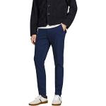 Pantalons chino Jack & Jones Noos bleu marine W32 look fashion pour homme en promo 