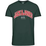 JACK & JONES JORCIRCLE Tee SS Crew Neck FST T-Shirt, Trekking Green, S Homme