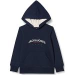 Sweats à capuche Jack & Jones bleu marine Taille 8 ans look fashion pour garçon de la boutique en ligne Amazon.fr 