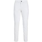 Pantalons chino Jack & Jones Noos blancs W32 look fashion pour homme en promo 