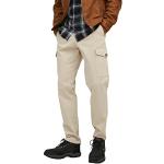 Pantalons cargo Jack & Jones beiges en coton W31 look fashion pour homme 