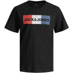 T-shirts à manches courtes Jack & Jones Noos noirs en coton à motif USA look casual pour fille de la boutique en ligne Amazon.fr 