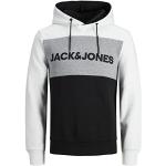 Sweats à col rond Jack & Jones blancs à logo à capuche à col rond Taille XS look casual pour homme 
