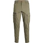 Pantalons cargo Jack & Jones verts stretch W38 look fashion pour homme 