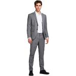 Pantalons de costume Jack & Jones gris clair en viscose Taille XL look fashion pour homme 