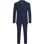 Vestes de costume Jack & Jones bleues en polyester Taille 3 XL plus size look médiéval pour homme en promo 
