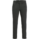 Pantalons chino Jack & Jones gris foncé W46 look fashion pour homme 