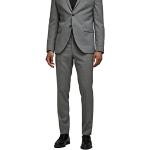 Pantalons de costume Jack & Jones Premium by Jack & Jones gris clair stretch look fashion pour homme 
