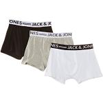 Jack & Jones Sense Mix 3-Pack Core 4-5-6 2014 - Boxer - uni - Homme, Noir - Noir, Medium (Taille fabricant: M)