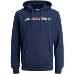 Sweats Jack & Jones bleus à logo à capuche à manches longues Taille XS look fashion pour homme 