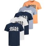 T-shirts Jack & Jones à logo à manches courtes à manches courtes en lot de 5 Taille L look fashion pour homme 