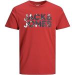 T-shirts à manches courtes Jack & Jones rouges Taille 14 ans look sportif pour garçon en promo de la boutique en ligne Amazon.fr 