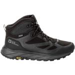 Chaussures de randonnée Jack Wolfskin Terraventure noires en fil filet pour homme en promo 