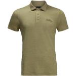 Polos Jack Wolfskin Travel vert olive en polyester Taille XL look fashion pour homme 
