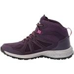 Chaussures de randonnée Jack Wolfskin Texapore violettes en caoutchouc Pointure 35,5 look fashion pour femme 