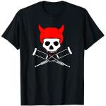 Jackass Devil Horns Skull & Crossbones Logo T-Shirt