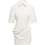 Robes chemisier Jacquemus blanches à manches courtes Taille XS classiques pour femme 