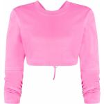 T-shirts Jacquemus roses en jersey à manches longues à col rond pour femme en promo 