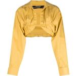 Chemises Jacquemus jaune moutarde à manches longues Taille XS pour femme en promo 