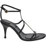 Sandales à talons Jacquemus noires en cuir Pointure 41 look fashion pour femme 