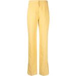 Pantalons de costume Jacquemus jaune poussin en viscose Taille XS W38 L36 pour femme en promo 