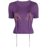 T-shirts col rond Jacquemus violets à manches courtes à col rond Taille XXS look fashion pour femme 