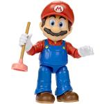 Super Mario Bros Le Film - Figurine Mario avec Accessoire - 13cm - Licence Oficielle Nintendo - Yeux Acryliques Réalistes - Jouet à Collectionner - Figurine Articulée - Dès 3 Ans