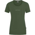 T-shirts col rond Jako verts respirants à manches courtes à col rond Taille XL look casual pour femme en promo 