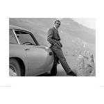 James Bond (Aston Martin 60 x 80 cm Toile Imprimée