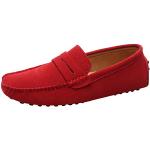 Sleepers rouges en daim Pointure 47,5 look casual pour homme 