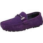 Chaussures casual violettes Pointure 44 look casual pour homme 