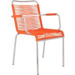 Chaises de jardin design Jan Kurtz Spaghetti orange 