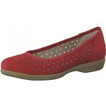 Chaussures casual Jana rouges Pointure 39 look casual pour femme en promo 