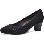 Escarpins Jana noirs en caoutchouc respirants pour pieds larges Pointure 42 look fashion pour femme en promo 