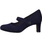 Escarpins Jana bleu marine pour pieds larges Pointure 42 look fashion pour femme 