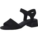 Sandales à talons Jana noires Pointure 39 avec un talon entre 3 et 5cm look fashion pour femme 