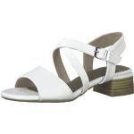 Sandales à talons Jana blanches Pointure 42 avec un talon entre 3 et 5cm look fashion pour femme 