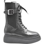 Janet & Janet - Shoes > Boots > Lace-up Boots - Black -