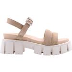 Janet & Janet - Shoes > Sandals > Flat Sandals - Beige -