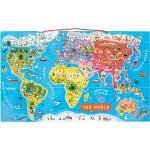 Janod Carte du monde (92 pièces), Puzzle